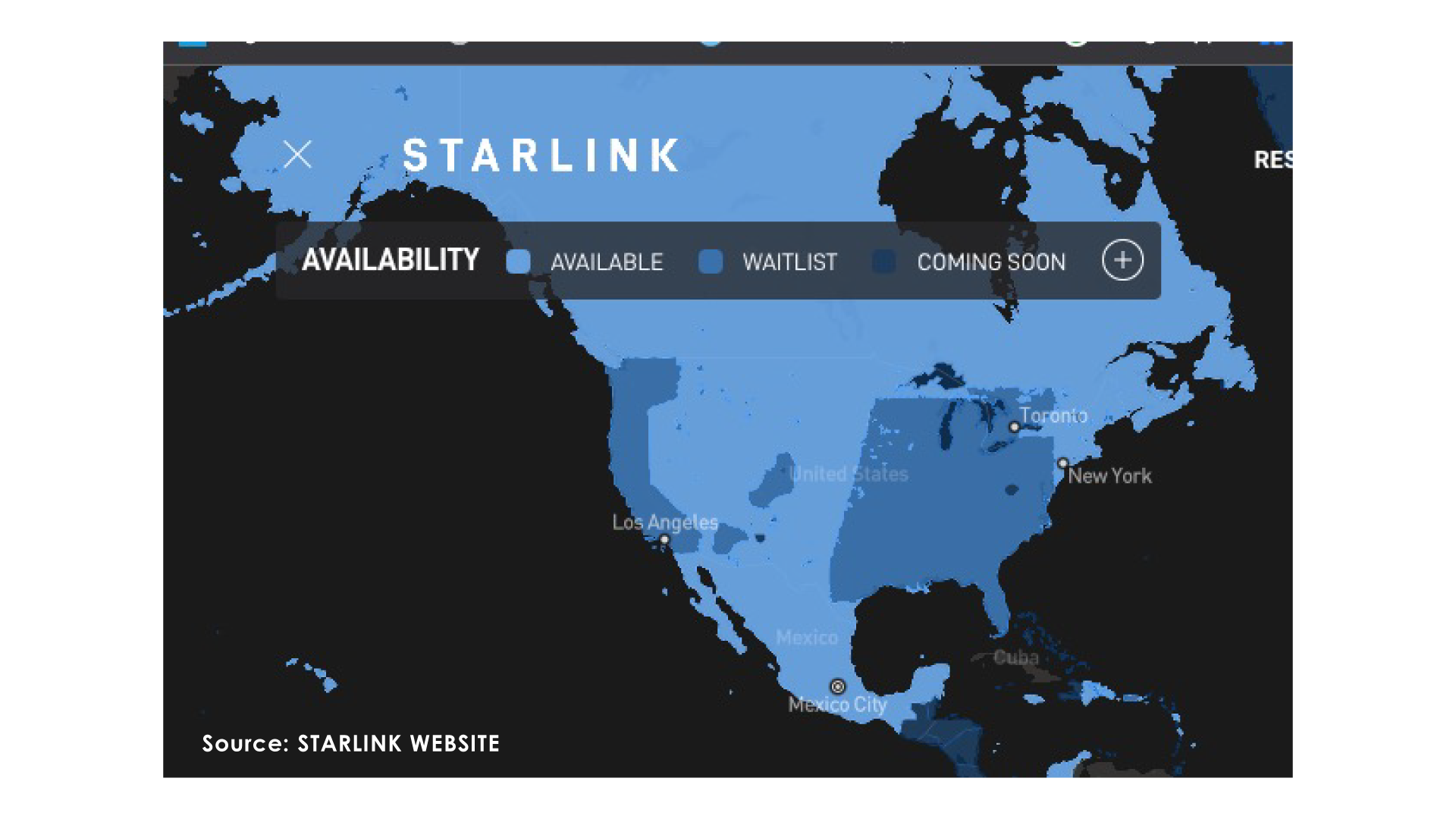 Starlink Users from i360 Consumer Pulse. Source: starlink.com